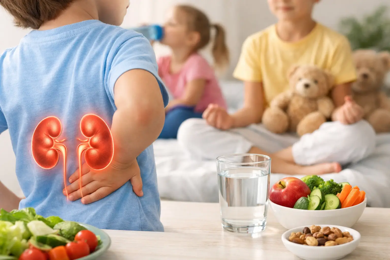 8 mejores hábitos para cuidar riñones infantiles