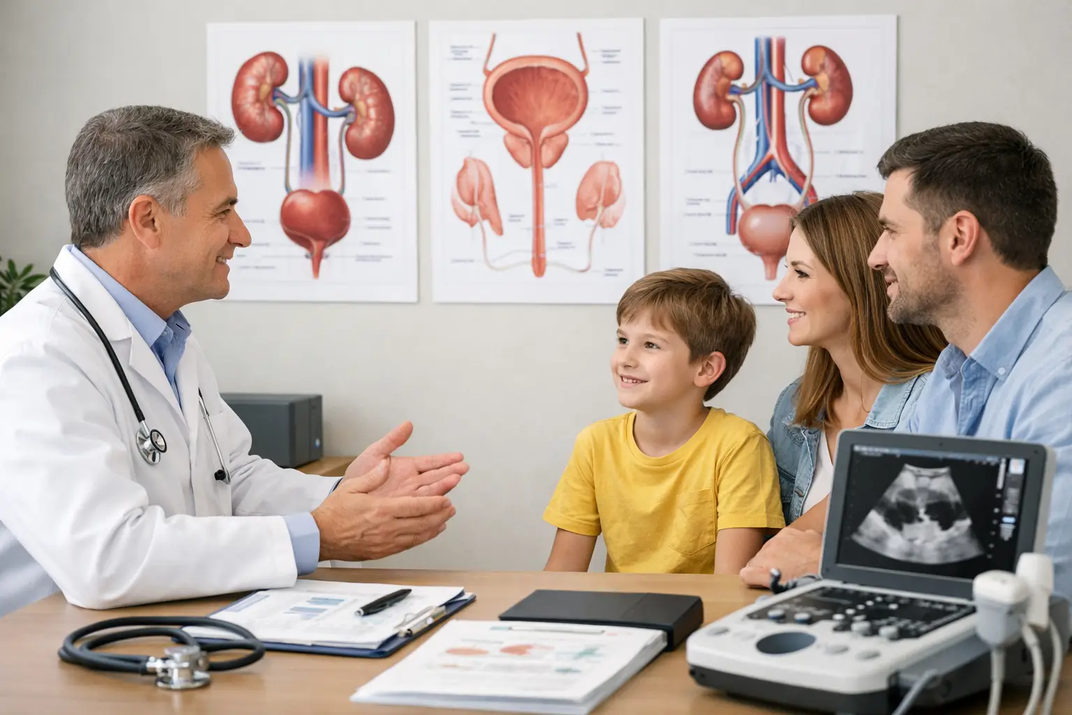 Diferencia entre nefrólogo pediatra y urólogo pediátrico