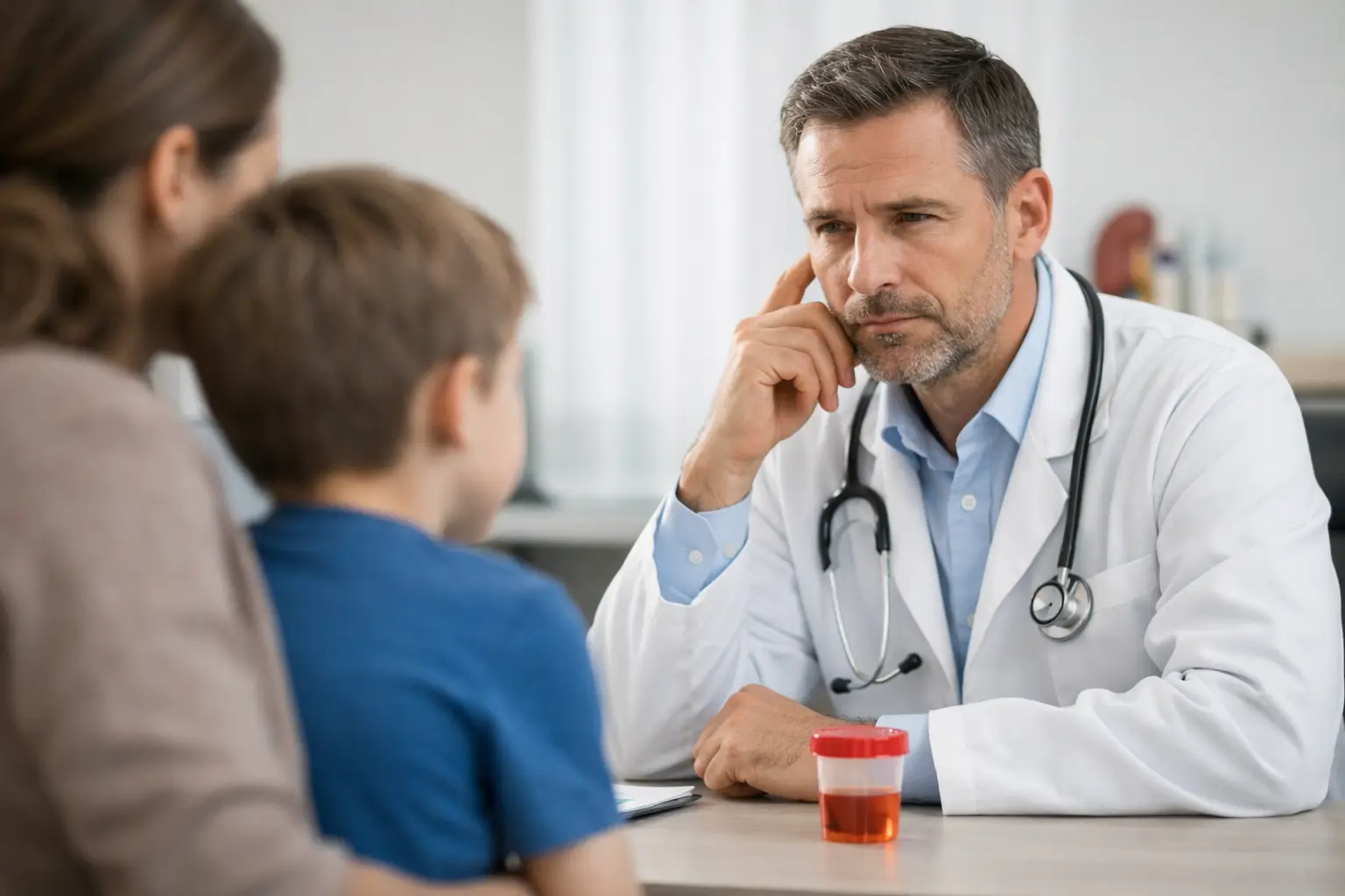Hematuria en niños: cuándo preocuparse