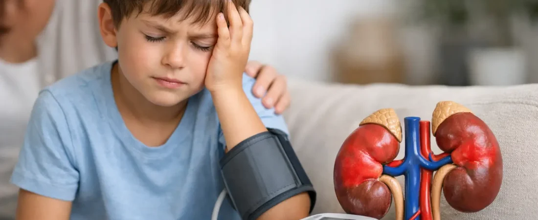Hipertensión arterial infantil por causas renales
