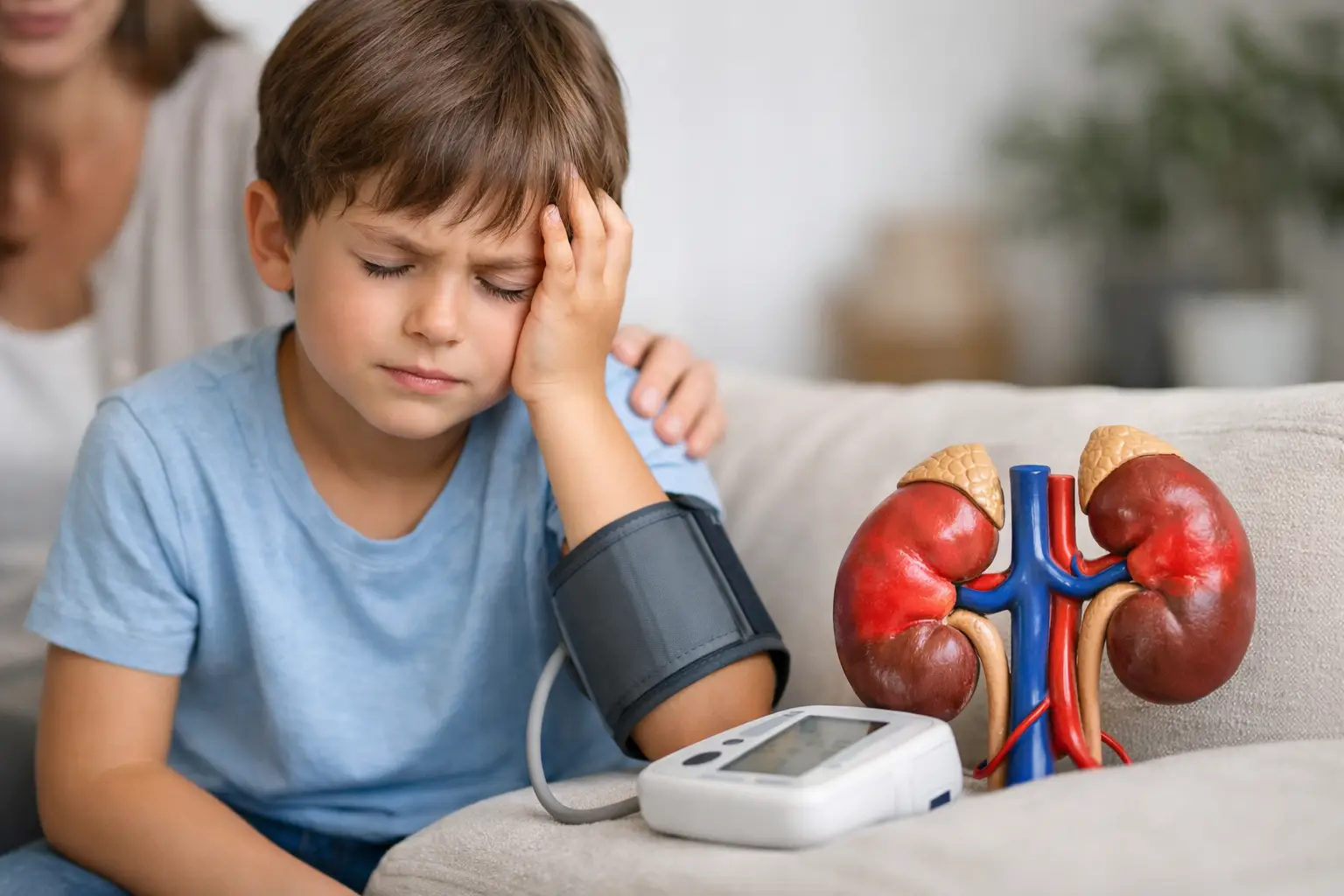 Hipertensión arterial infantil por causas renales