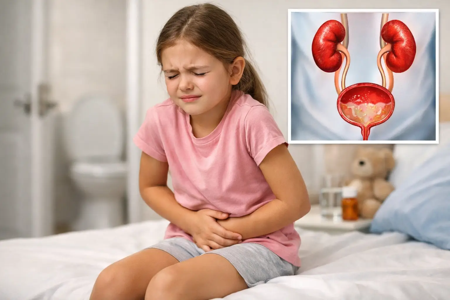 Infección urinaria recurrente en niños