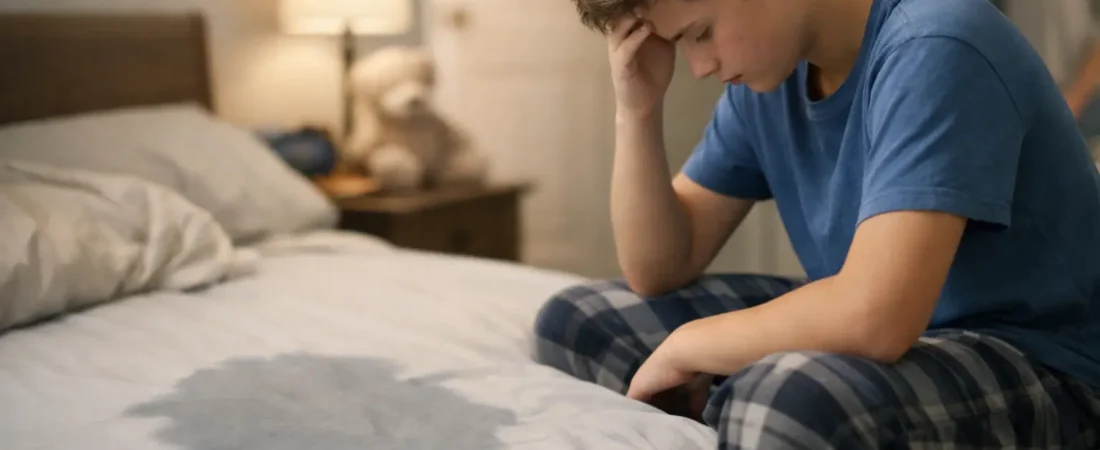 Por qué moja la cama un adolescente