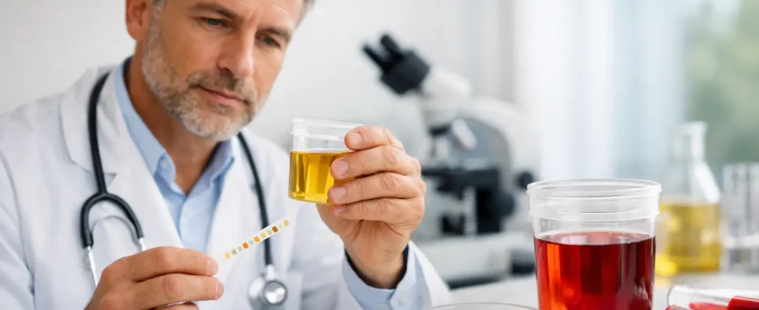 Proteínas y sangre en la orina: causas
