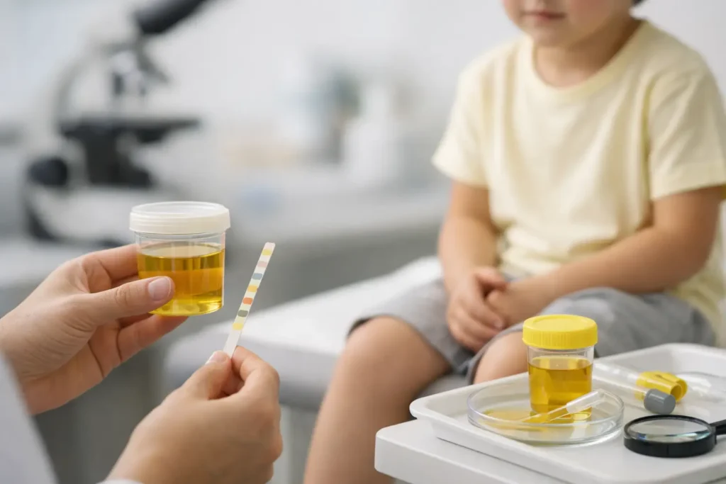 Cómo interpretar examen de orina infantil