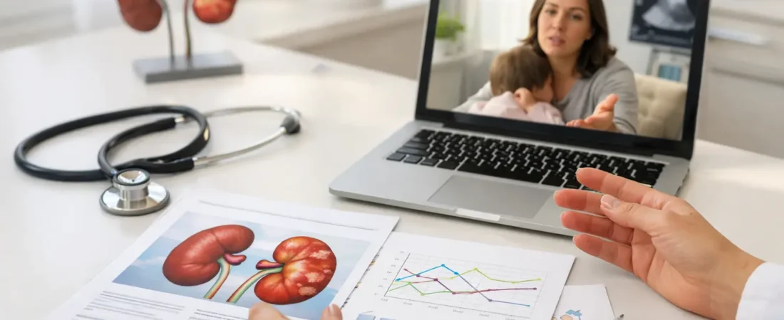 Nefrólogo infantil online: cuándo consultar