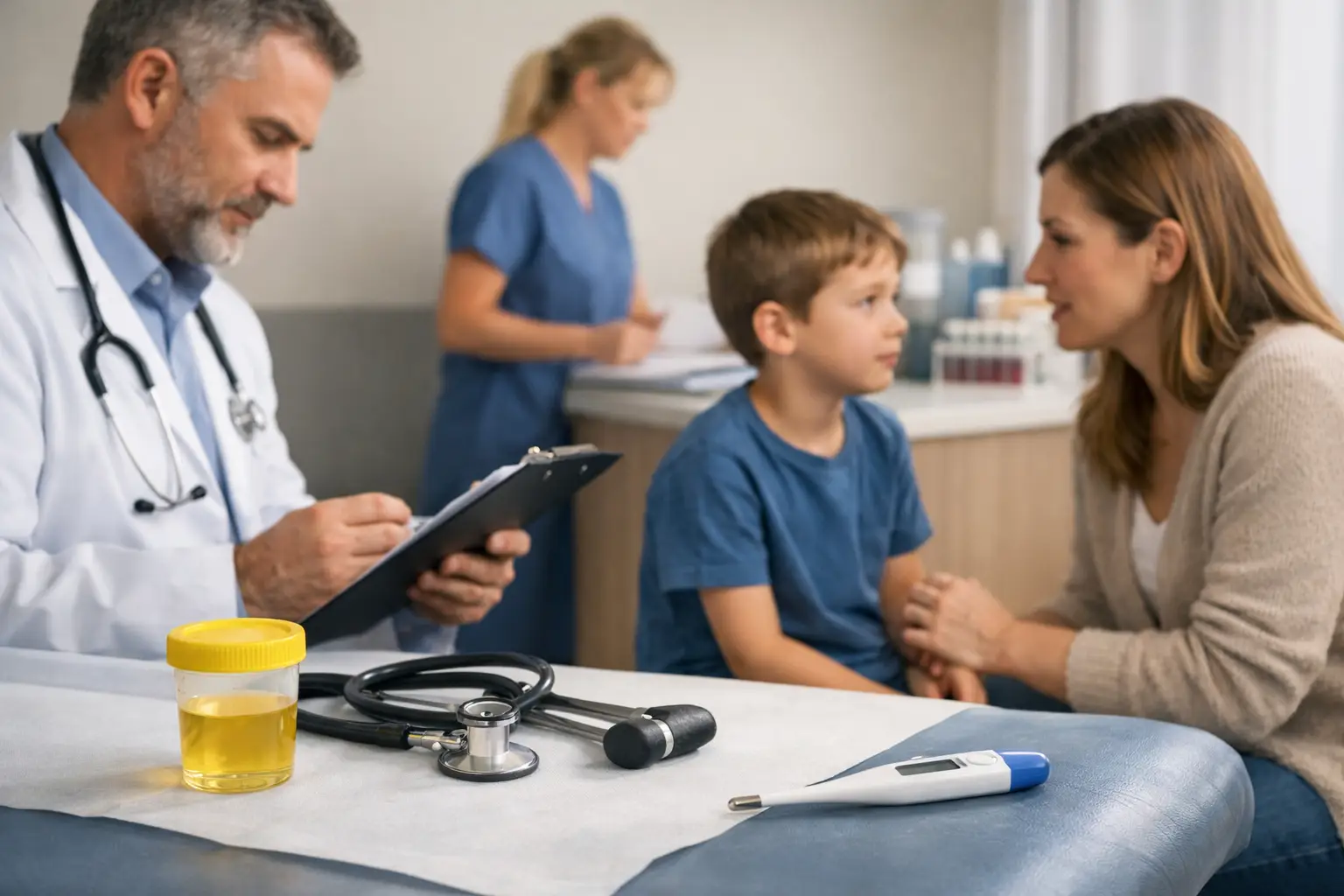Fiebre sin foco e infección urinaria en niños