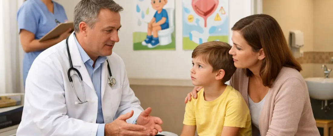 Retención urinaria en niños y señales de alarma