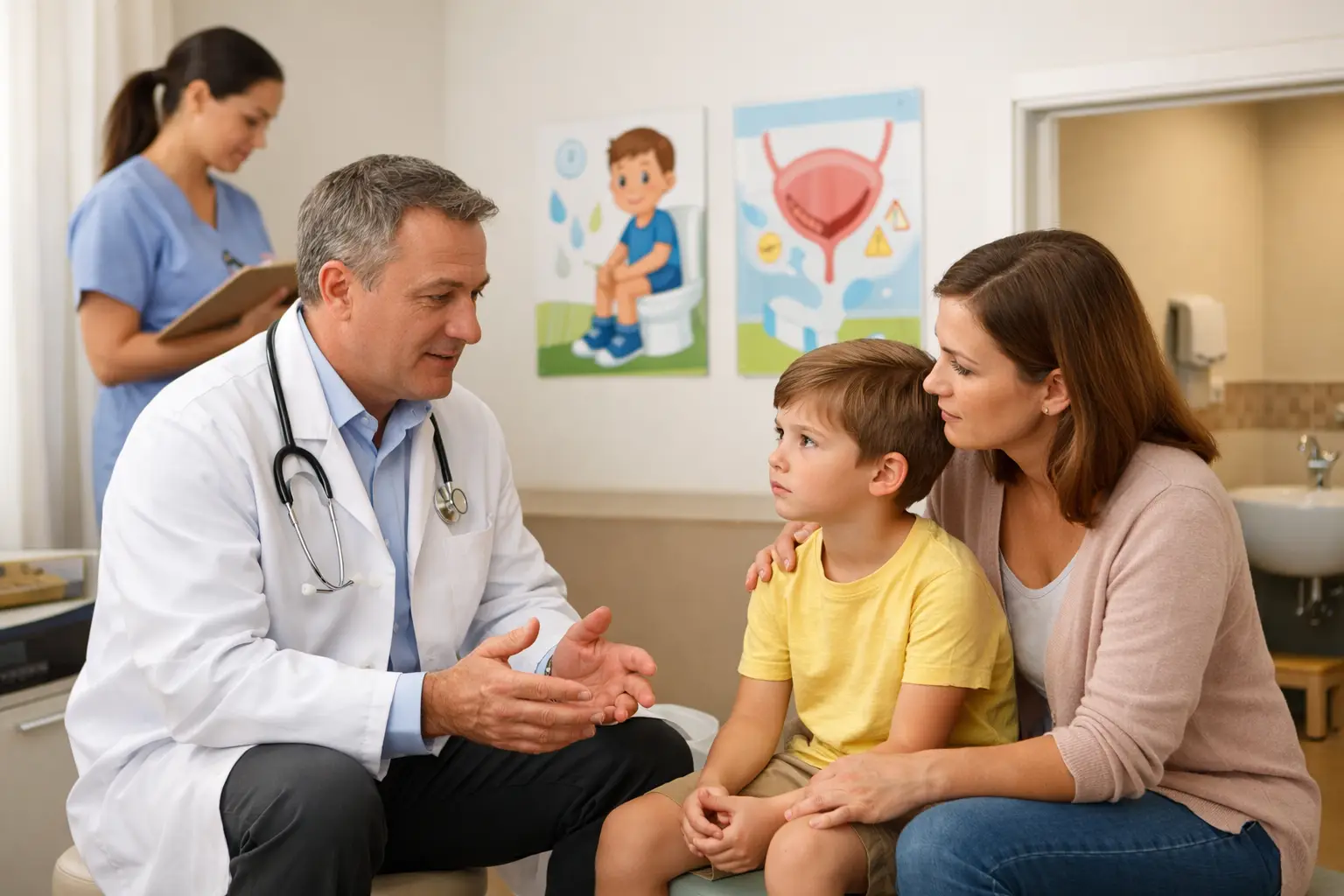 Retención urinaria en niños y señales de alarma