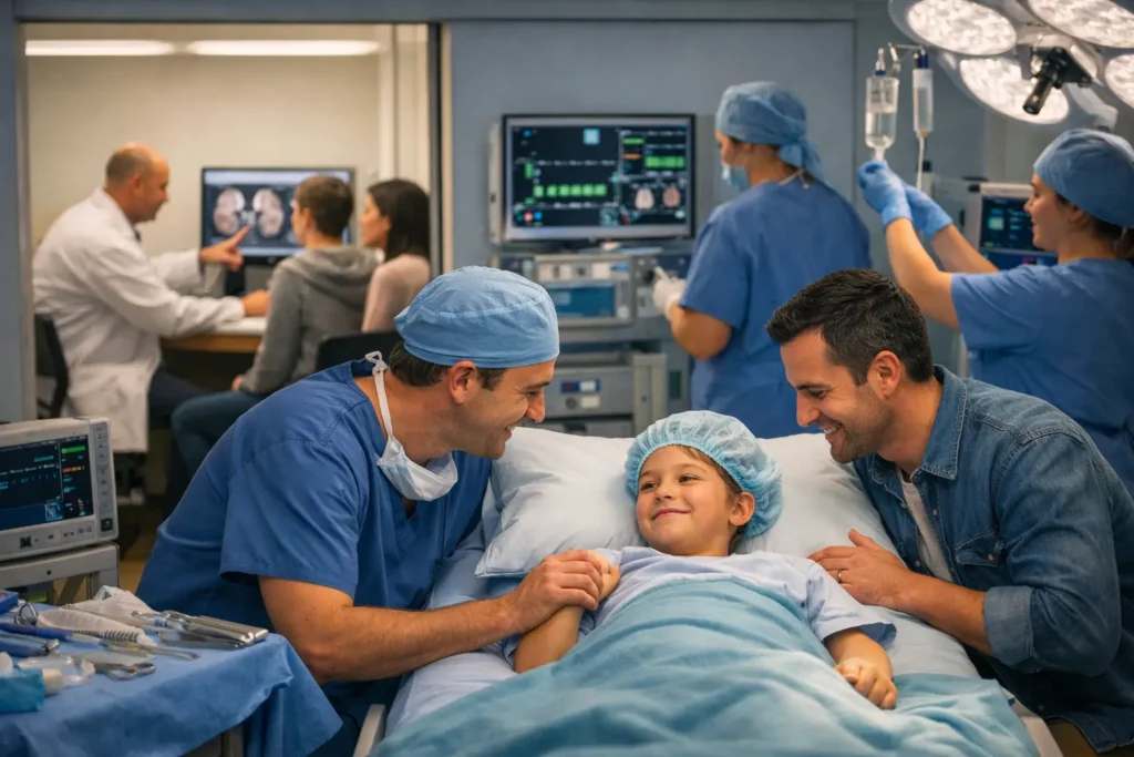 Trasplante renal pediátrico en niños y adolescentes